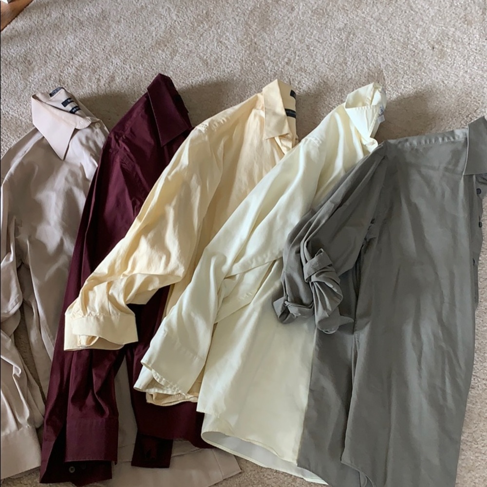 👔 Bundle of men’s dress shirts! All large!